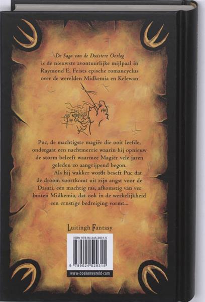 Grote foto de vlucht van de nachtraven de saga van de duistere oorlog 1 boeken science fiction
