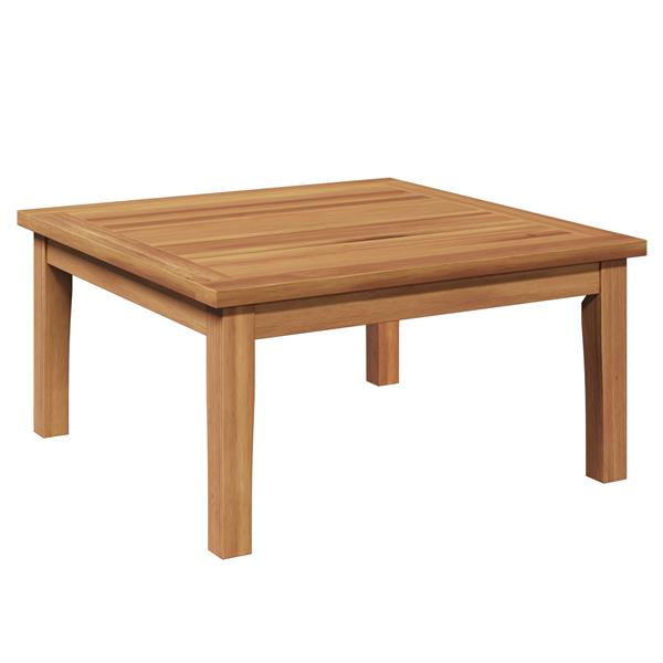 Grote foto vidaxl tuin tafel 60x60x30 cm massief teakhout tuin en terras tuinmeubelen