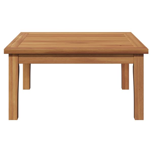 Grote foto vidaxl tuin tafel 60x60x30 cm massief teakhout tuin en terras tuinmeubelen