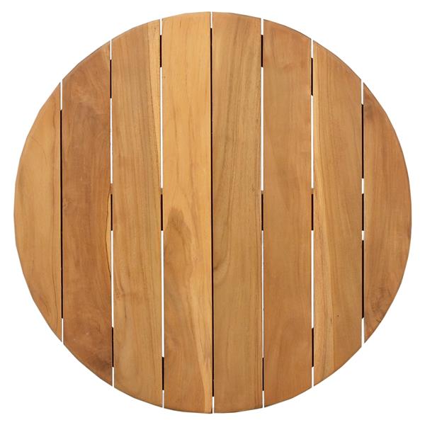 Grote foto vidaxl tuin koffietafel 55x51 cm massief teakhout tuin en terras tuinmeubelen
