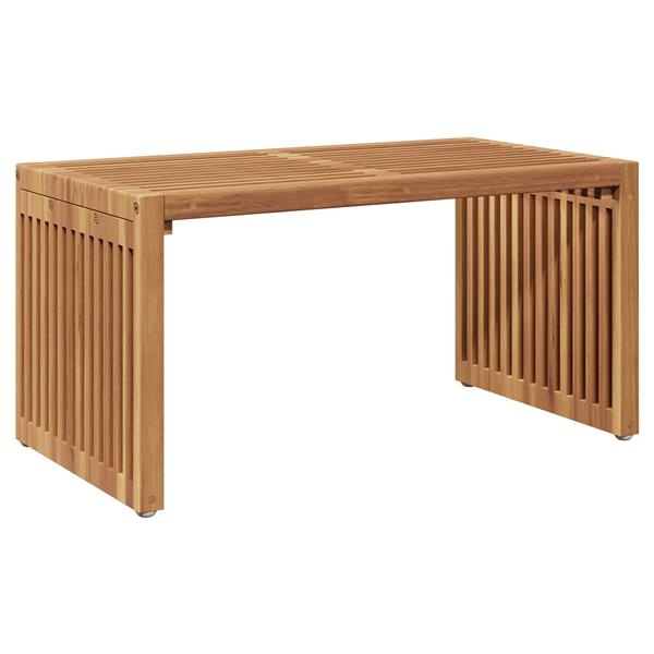Grote foto vidaxl tuin bijzettafel 70x37 5x35 5 cm van massief teakhout tuin en terras tuinmeubelen