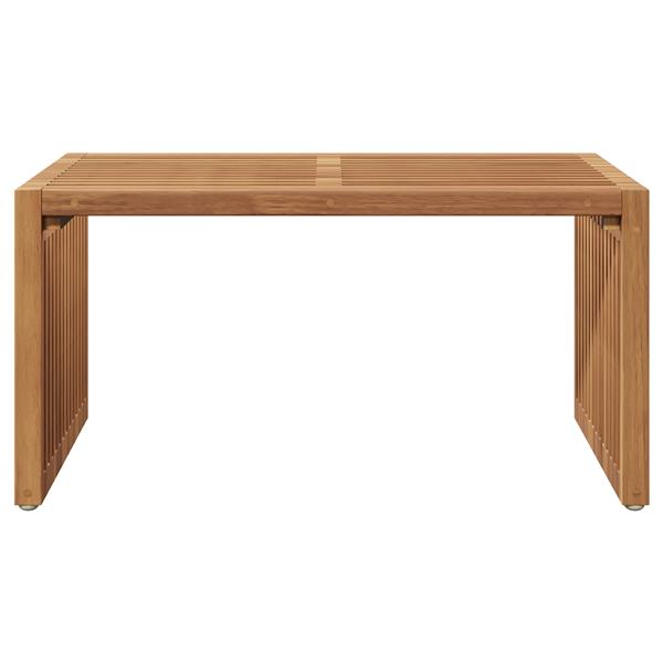 Grote foto vidaxl tuin bijzettafel 70x37 5x35 5 cm van massief teakhout tuin en terras tuinmeubelen