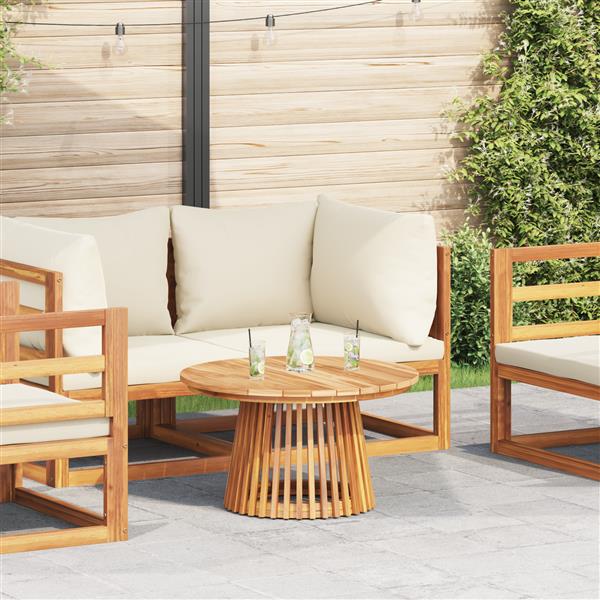 Grote foto vidaxl tuin koffietafel 70x40 cm van massief teakhout tuin en terras tuinmeubelen