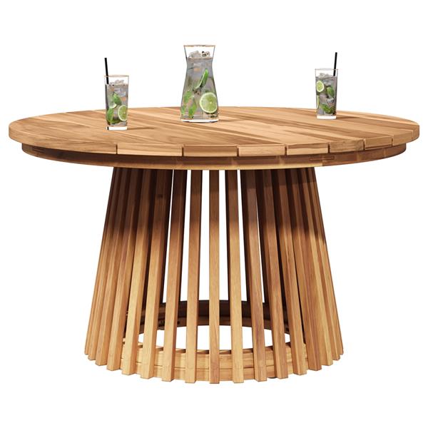 Grote foto vidaxl tuin koffietafel 70x40 cm van massief teakhout tuin en terras tuinmeubelen