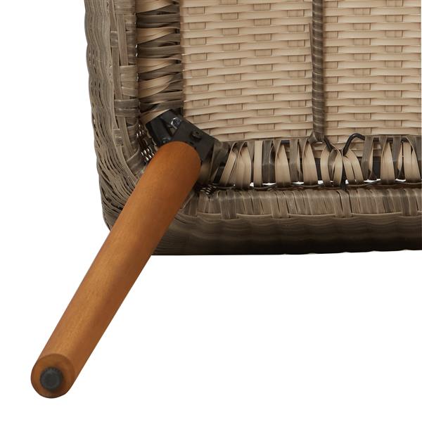 Grote foto vidaxl tuinstoelen met kussens 2 stuks zwart poly rattan tuin en terras tuinmeubelen