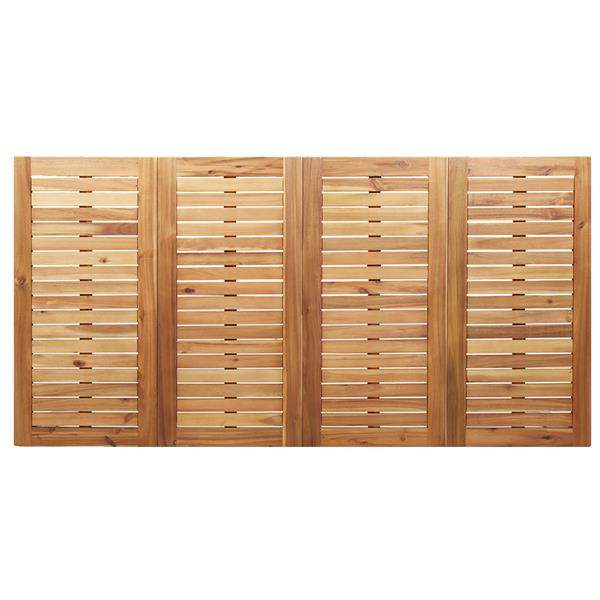 Grote foto vidaxl tuin eettafel 180x90x75 cm van massief acaciahout tuin en terras tuinmeubelen