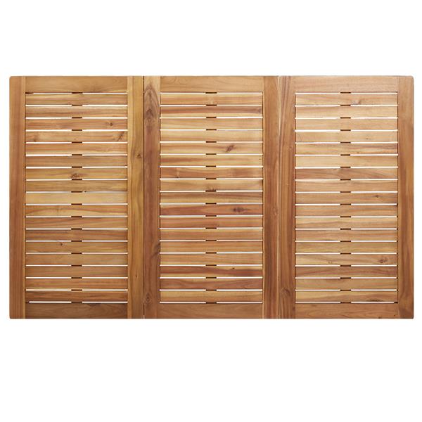 Grote foto vidaxl tuin eettafel 150x90x75 cm van acaciahout tuin en terras tuinmeubelen