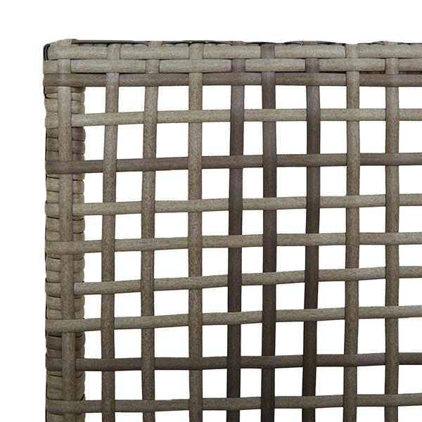Grote foto vidaxl tuinstoelen 2 st met kussens poly rattan grijs tuin en terras tuinmeubelen