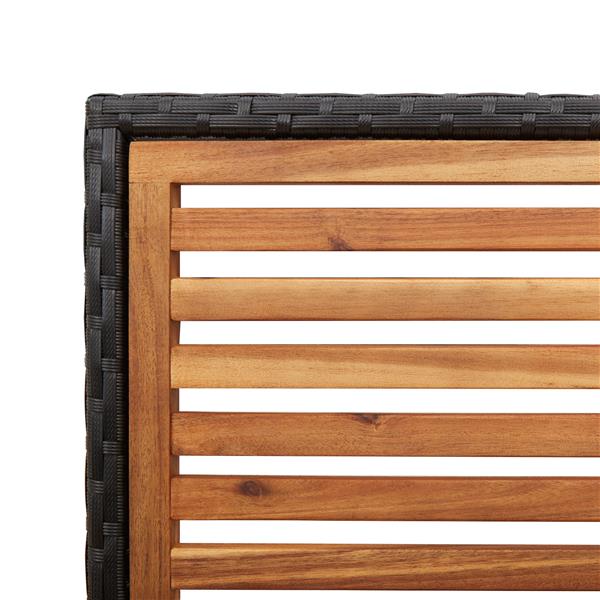 Grote foto vidaxl tuinstoelen 2 st stapelbaar met kussens poly rattan zwart tuin en terras tuinmeubelen