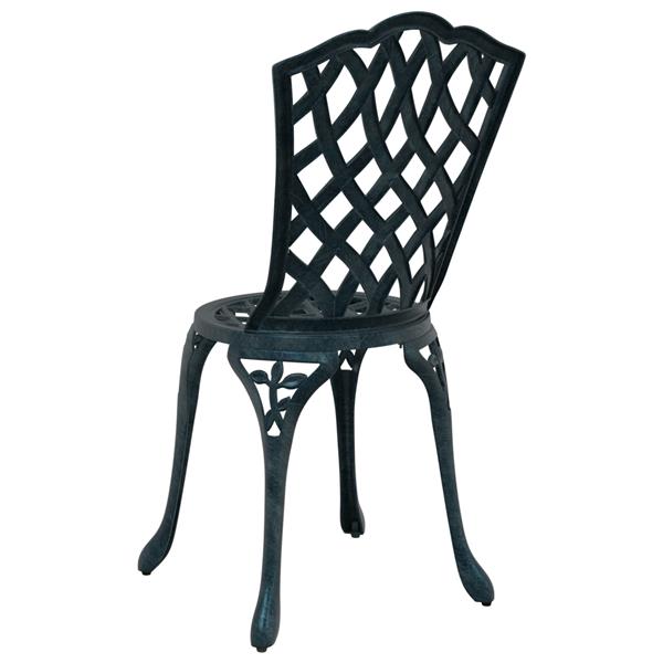 Grote foto vidaxl tuinstoelen 2 st gietaluminium groen tuin en terras tuinmeubelen