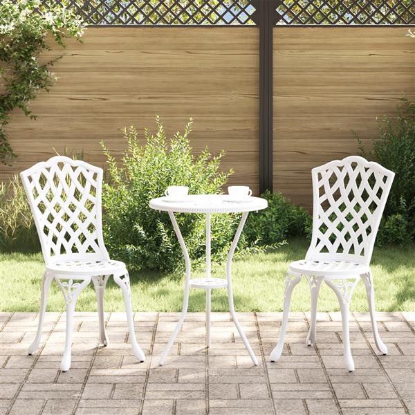 Grote foto vidaxl tuinstoelen 2 st gietaluminium wit tuin en terras tuinmeubelen
