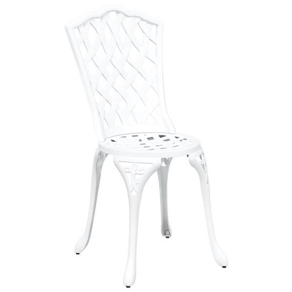 Grote foto vidaxl tuinstoelen 2 st gietaluminium wit tuin en terras tuinmeubelen