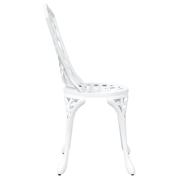 Grote foto vidaxl tuinstoelen 2 st gietaluminium wit tuin en terras tuinmeubelen