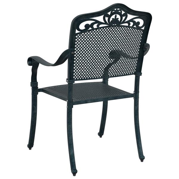 Grote foto vidaxl tuinstoelen 2 st gietaluminium groen tuin en terras tuinmeubelen