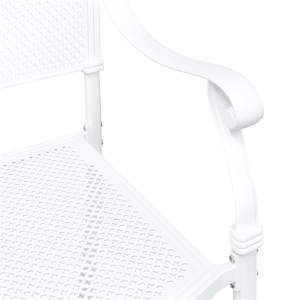 Grote foto vidaxl tuinstoelen 2 st gietaluminium wit tuin en terras tuinmeubelen