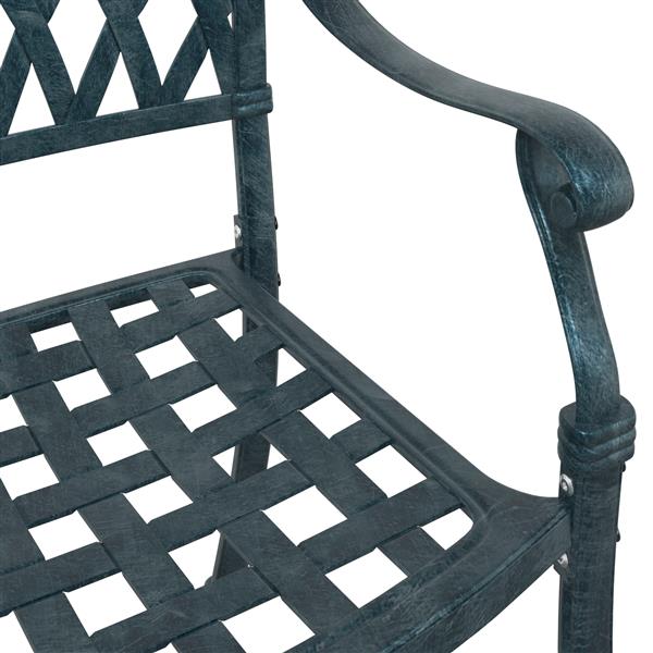 Grote foto vidaxl tuinstoelen 2 st gietaluminium groen tuin en terras tuinmeubelen