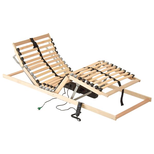 Grote foto vidaxl elektrische lattenbodem met 26 latten 7 zones 70x190 cm antiek en kunst stoelen en banken