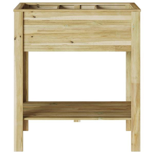 Grote foto vidaxl tuin plantstand 85x46x94 cm ge mpregneerd vurenhout tuin en terras overige tuin en terras
