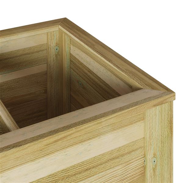 Grote foto vidaxl tuin plantstand 85x46x94 cm ge mpregneerd vurenhout tuin en terras overige tuin en terras