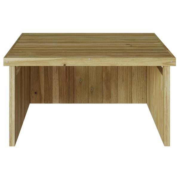 Grote foto vidaxl robotmaaier garage 70x80x38 cm ge mpregneerd hout vuren tuin en terras tuinhuisjes en blokhutten