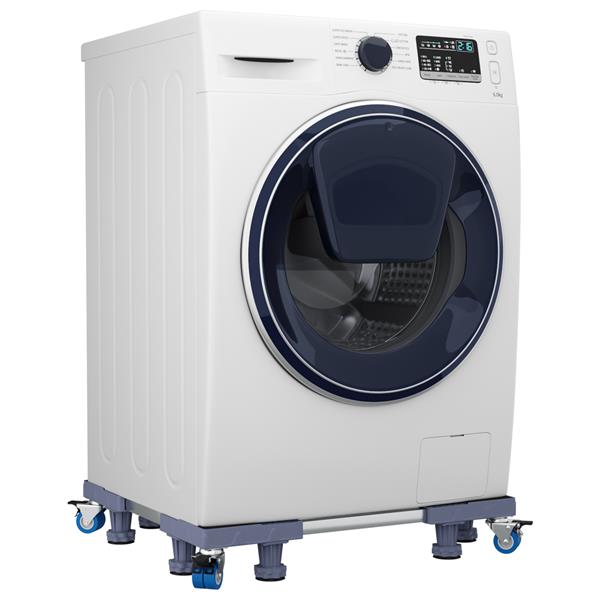 Grote foto vidaxl wasmachinebasis met wielen verstelbaar tot 250 kg witgoed en apparatuur wasmachines