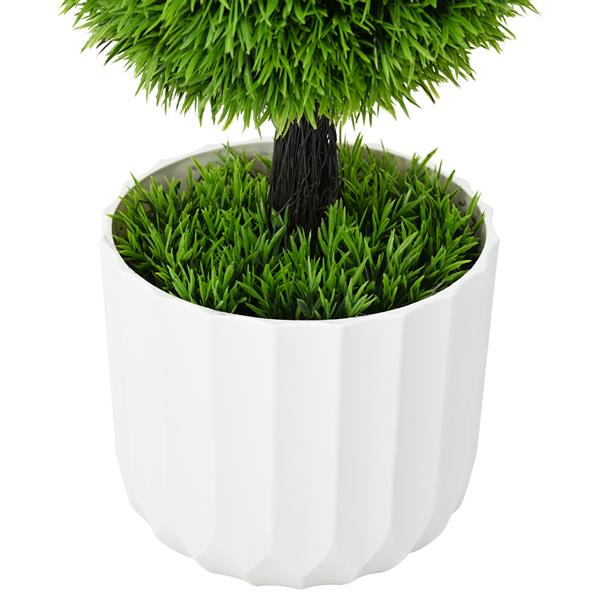 Grote foto vidaxl kunstplant dennenboom met pot 24x90 cm groen tuin en terras sierplanten
