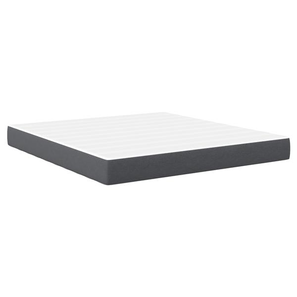 Grote foto vidaxl pocketveringmatras medium 180x200x20 cm stof donkergrijs huis en inrichting matrassen en bedbodems