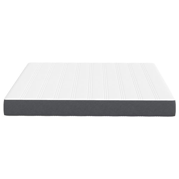 Grote foto vidaxl pocketveringmatras medium 180x200x20 cm stof donkergrijs huis en inrichting matrassen en bedbodems