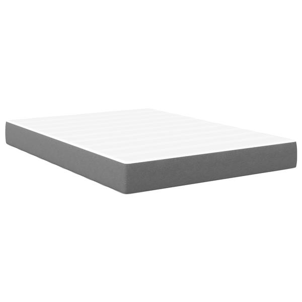 Grote foto vidaxl pocketveringmatras medium 160x200x20 cm stof lichtgrijs huis en inrichting matrassen en bedbodems