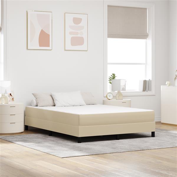 Grote foto vidaxl pocketveringmatras medium 140x190x20 cm stof lichtgroen grijs huis en inrichting matrassen en bedbodems
