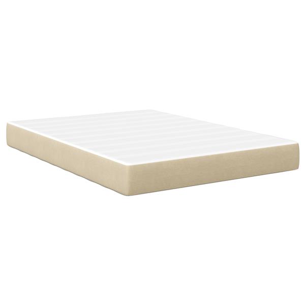 Grote foto vidaxl pocketveringmatras medium 140x190x20 cm stof lichtgroen grijs huis en inrichting matrassen en bedbodems