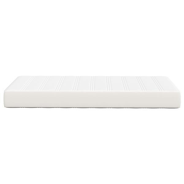 Grote foto vidaxl pocketveringsmatras medium 90x200x20 cm stof cr mekleurig huis en inrichting matrassen en bedbodems