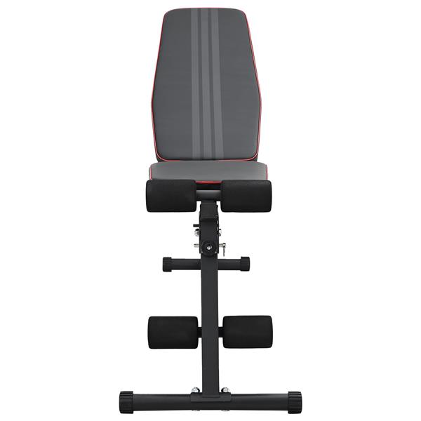 Grote foto vidaxl verstelbare gewichtbank vouwbaar 230 kg zwarte staal sport en fitness fitness