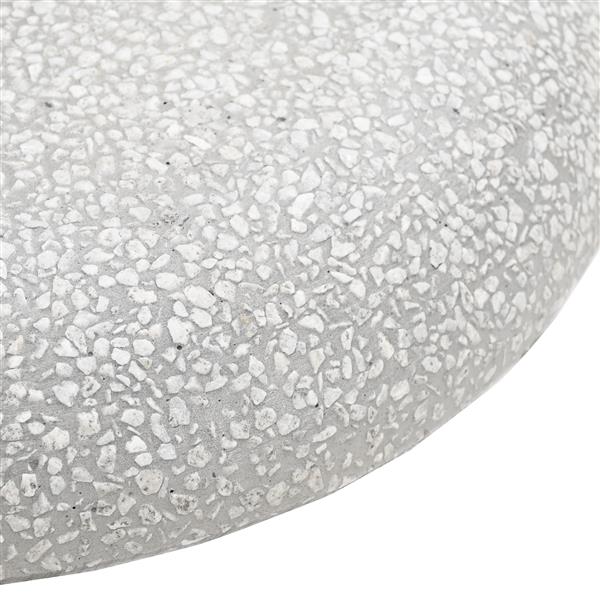 Grote foto vidaxl parasolvoet met wielen voor 37 42 52 58 mm palen lichtgrijs beton tuin en terras overige tuin en terras