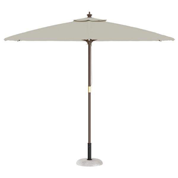 Grote foto vidaxl parasolvoet voor 37 42 52 58mm polen lichtgrijs betonnen 20 kg tuin en terras overige tuin en terras