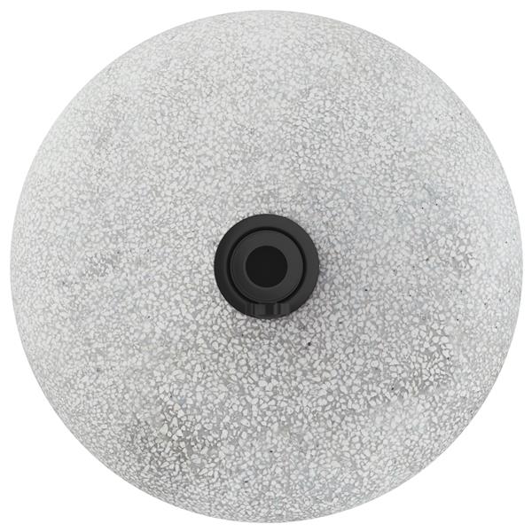 Grote foto vidaxl parasolvoet voor 37 42 52 58mm polen lichtgrijs betonnen 20 kg tuin en terras overige tuin en terras