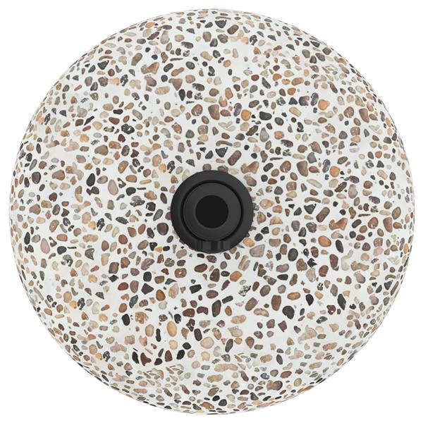 Grote foto vidaxl parasolvoet voor 37 42 52 58 mm stangen multikleur beton 20 kg tuin en terras overige tuin en terras