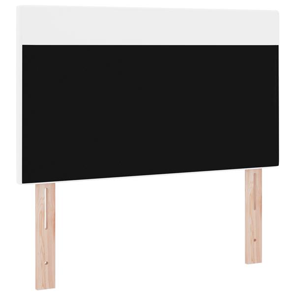 Grote foto vidaxl hoofdbord effen 90 cm kunstleer wit antiek en kunst stoelen en banken