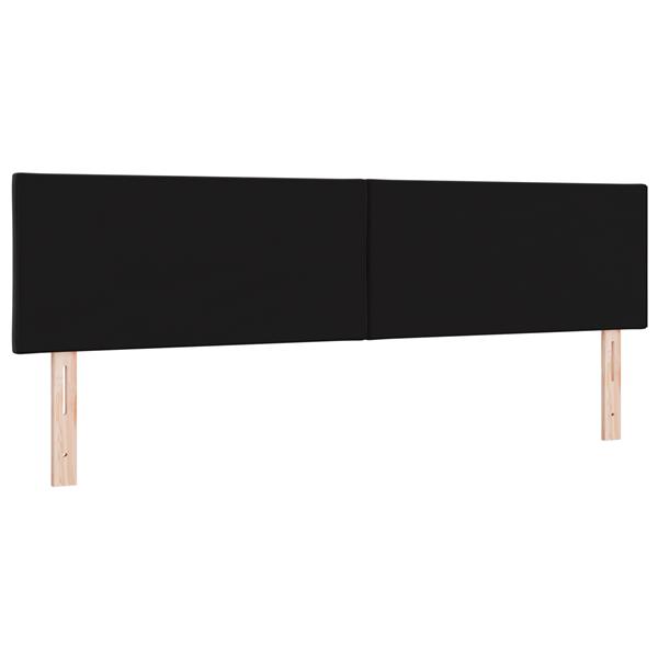Grote foto vidaxl hoofdbord met ruitjes 180 cm fluweel zwart antiek en kunst stoelen en banken