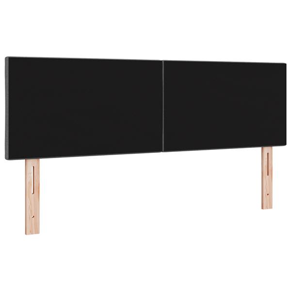 Grote foto vidaxl hoofdbord met ruitjes 140 cm stof donkergrijs antiek en kunst stoelen en banken