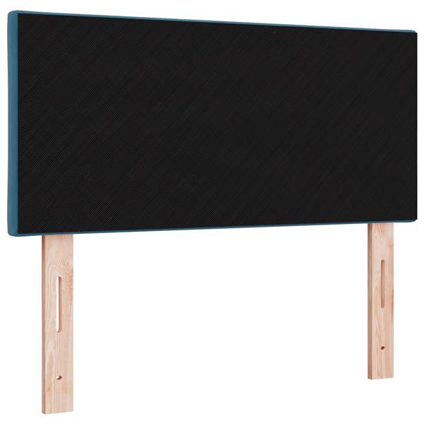 Grote foto vidaxl hoofdbord met ruitjes 100 cm fluweel donkerblauw antiek en kunst stoelen en banken