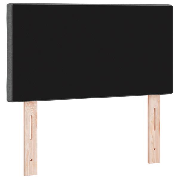 Grote foto vidaxl hoofdbord met ruitjes 80 cm stof donkergrijs antiek en kunst stoelen en banken