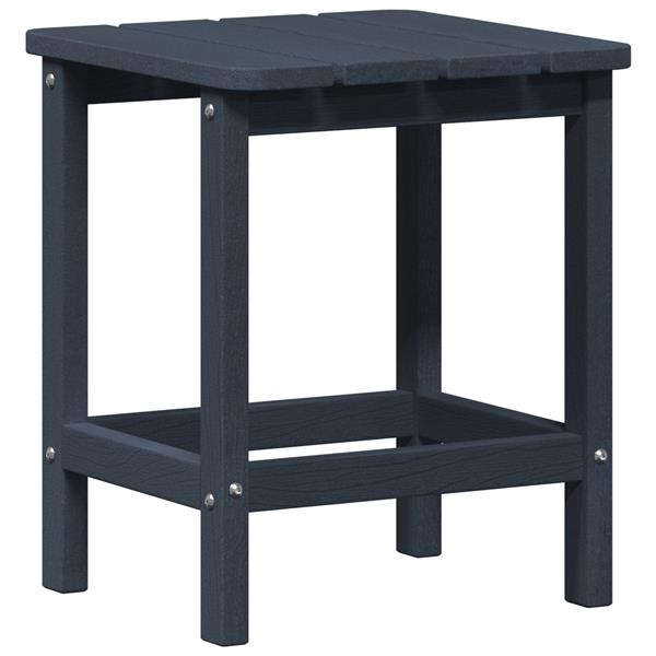 Grote foto vidaxl adirondack bijzettafel marineblauw 38x38x46 cm hdpe tuin en terras tuinmeubelen