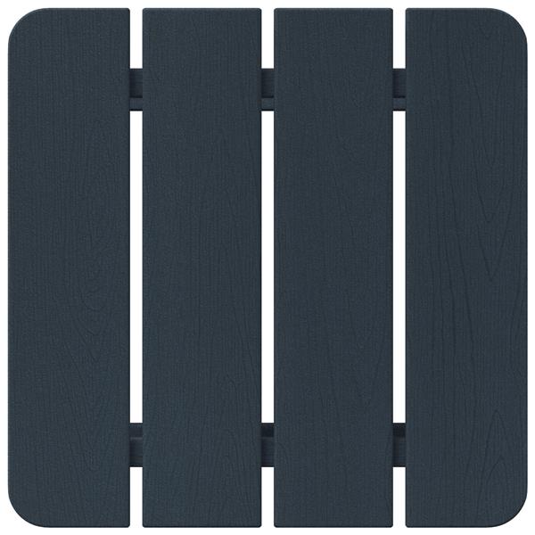 Grote foto vidaxl adirondack bijzettafel marineblauw 38x38x46 cm hdpe tuin en terras tuinmeubelen