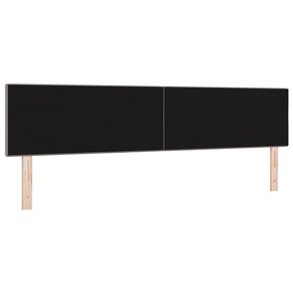 Grote foto vidaxl hoofdbord met knopen 200 cm stof taupe antiek en kunst stoelen en banken