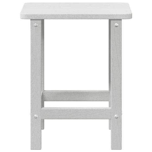 Grote foto vidaxl adirondack bijzettafel wit 38x38x45 cm hdpe tuin en terras tuinmeubelen