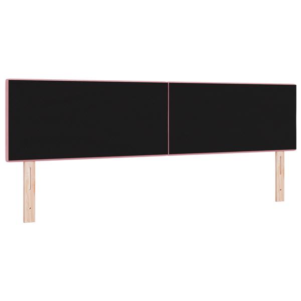 Grote foto vidaxl hoofdbord met knopen 180 cm fluweel roze antiek en kunst stoelen en banken