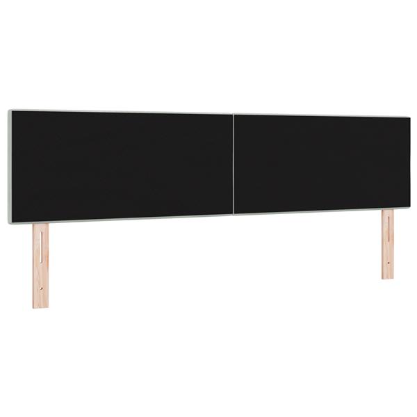 Grote foto vidaxl hoofdbord met knopen 180 cm fluweel lichtgrijs antiek en kunst stoelen en banken