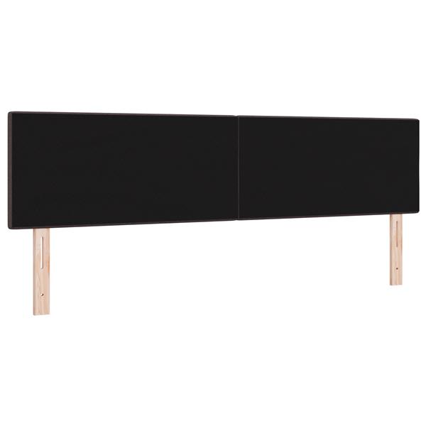 Grote foto vidaxl hoofdbord met knopen 180 cm stof donkerbruin antiek en kunst stoelen en banken