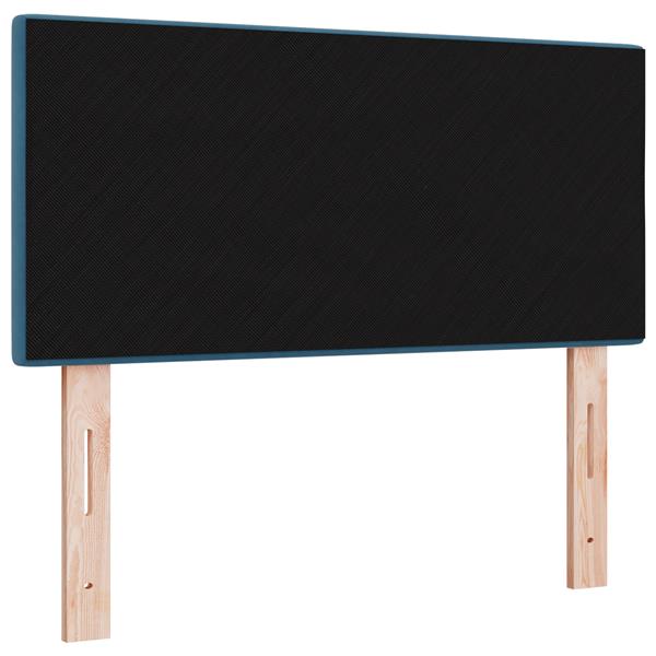 Grote foto vidaxl hoofdbord met knopen 100 cm fluweel donkerblauw antiek en kunst stoelen en banken